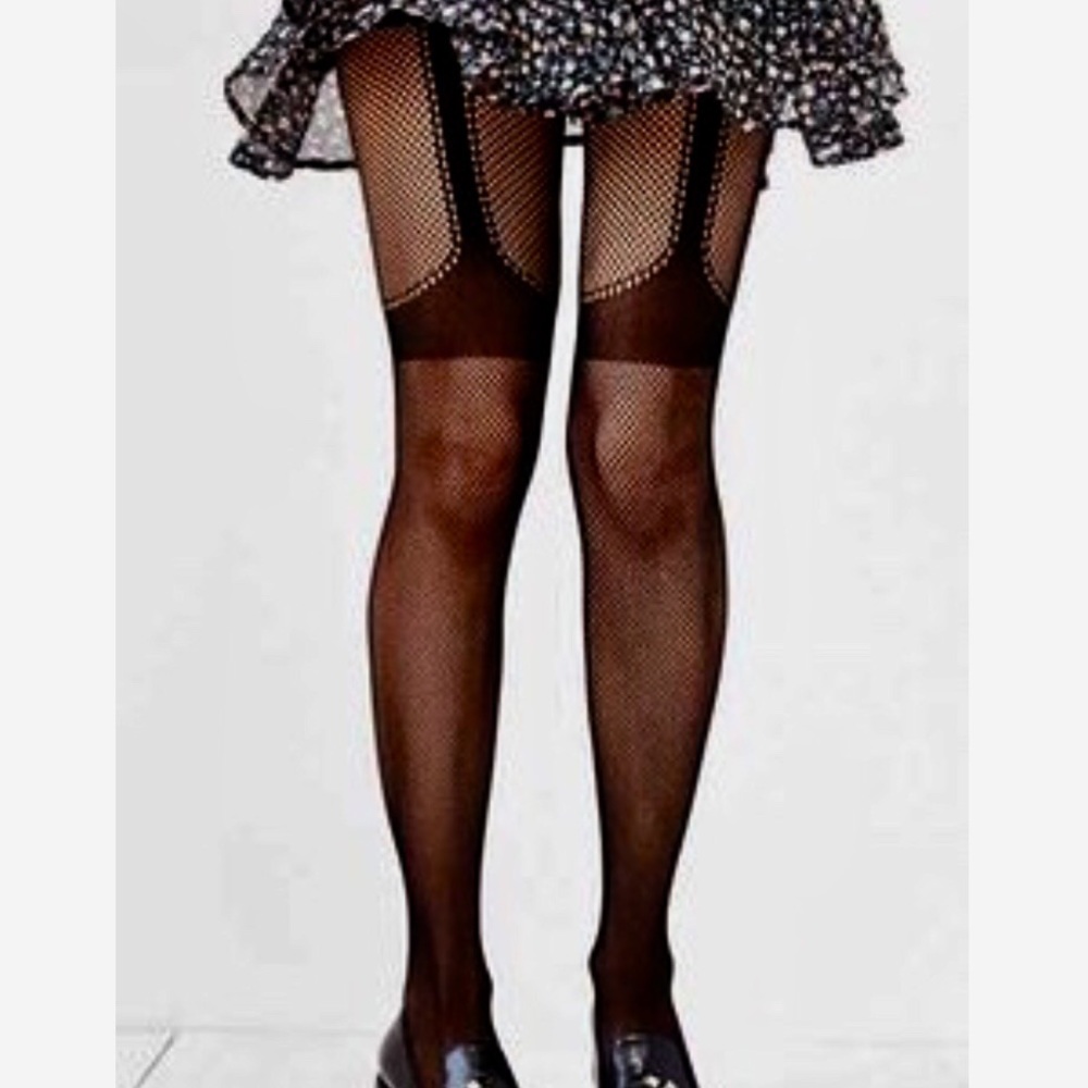 Mesh Garter Stockings
